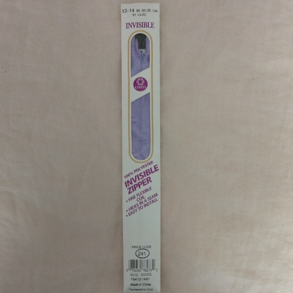 Invisible Zipper - Lilac